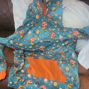 Orange bird hoodie